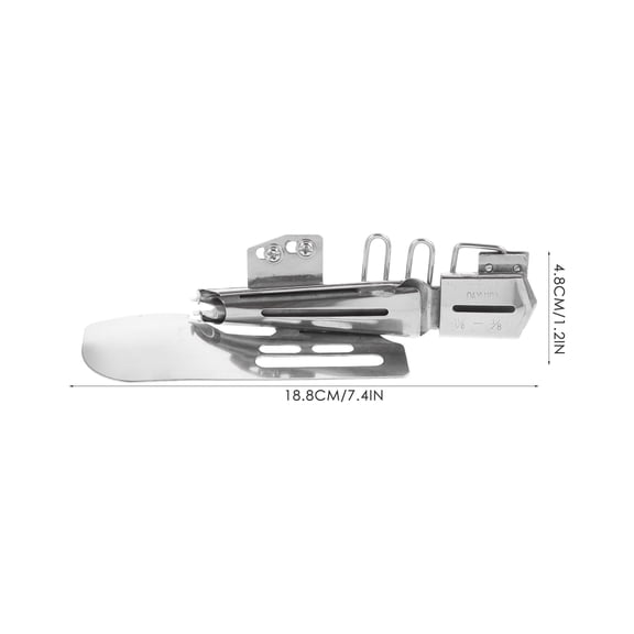 WRISTBIQUE 1Pack Stainless Steel Sewing Seam Guide for Industrial Sewing Machine Enthusiasts