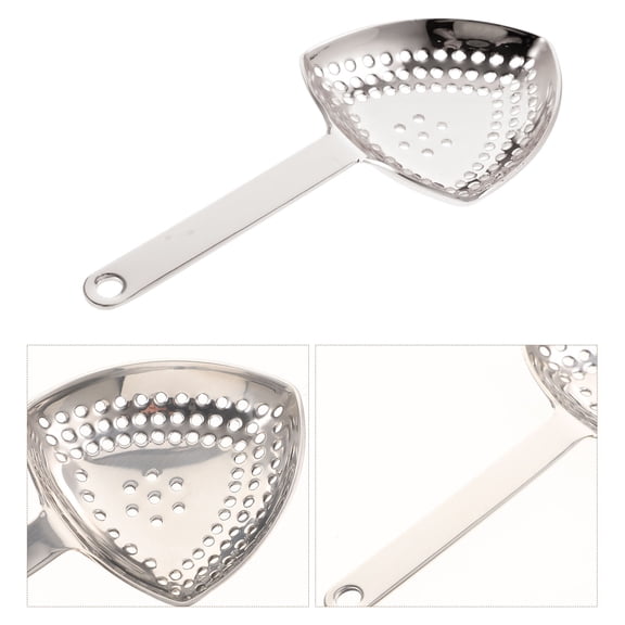 WRISTBIQUE Stainless Steel Bar Strainer Spoon for Cocktail Making with Ice and Fruit Filtering Function