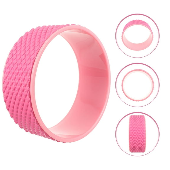 WRISTBIQUE 1Pack Yoga Wheel for Exercise and Back Massage Roller Fitness Enthusiasts