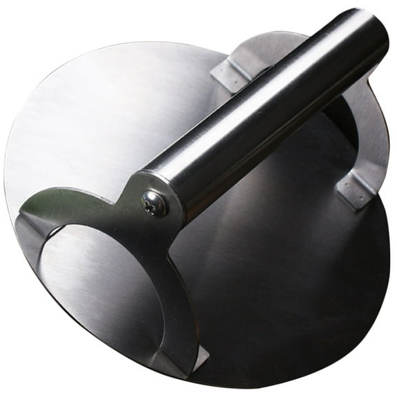 WRISTBIQUE Stainless Steel Smash Burger Press Round Patty Maker Kitchen Gadget for Easy Shaping and Pressing