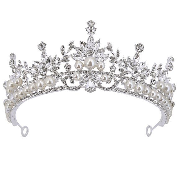 WRISTBIQUE 1Pcs Bridal Headpiece Rhinestone Crown for Wedding Headband