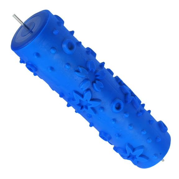 WRISTBIQUE Decorative Paint Roller Rubber Plastic 1Set 7.1x1.7x1.7in