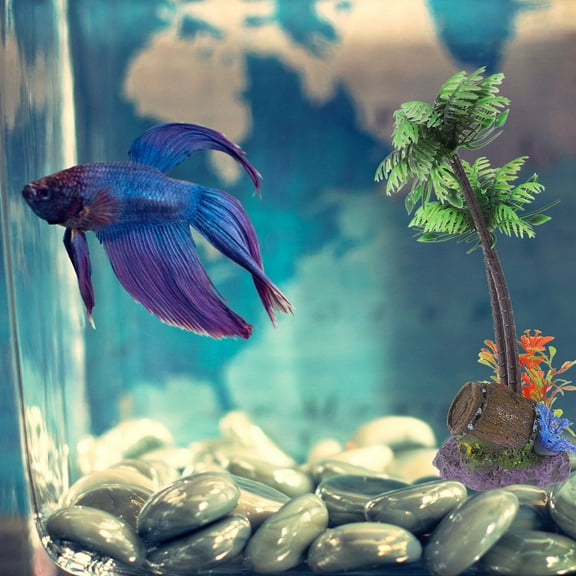 WRISTBIQUE 1Pc Realistic Betta Fish Tank Plant Decoration for Aquatic Hobbyists and Friends Home Aquarium Decor