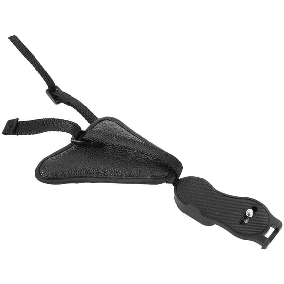 WRISTBIQUE Universal Black Camera Hand Strap Comfortable Padded Wrist Strap for Photographers