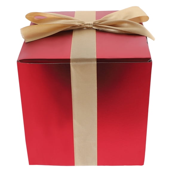 WRISTBIQUE Red Candy Cube Boxes Set for Christmas Holiday Decor, Party Favors, Packaging, Festive Celebration Supplies