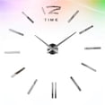 thumbnail image 1 of WRISTBIQUE 1Pcs Silver Square Acrylic Metal Wall Clock for Living Room Decoration Quiet Sweep 100x100x0.39in, 1 of 8