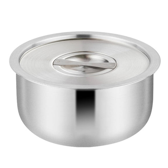 WRISTBIQUE Baking Bowl Cake Pan Stainless Steel Round 1Pcs