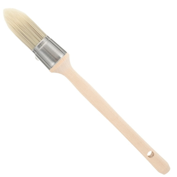 WRISTBIQUE 1Pcs Trim Paint Brush Birch Tapered With Wooden Handle For Wall And Ceiling Painting