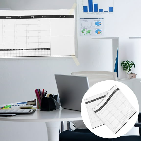 WRISTBIQUE 1Pcs Wall Planner Dry Erase Board with Weekly Format Suitable for Professionals Students and Families