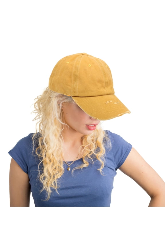 Women Baseball Cap Fashionable Round Brim Portable 1Set