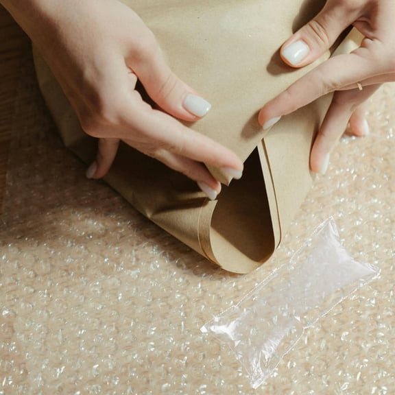 WRISTBIQUE 1Set Bubble Cushioning Wrap for Packing Transparent PE Packaging Filler for Protecting Fragile Items