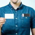 thumbnail image 1 of WRISTBIQUE 1Set Business Card Wallet for Men with Large Capacity 4.13x2.48x0.51in, 1 of 8