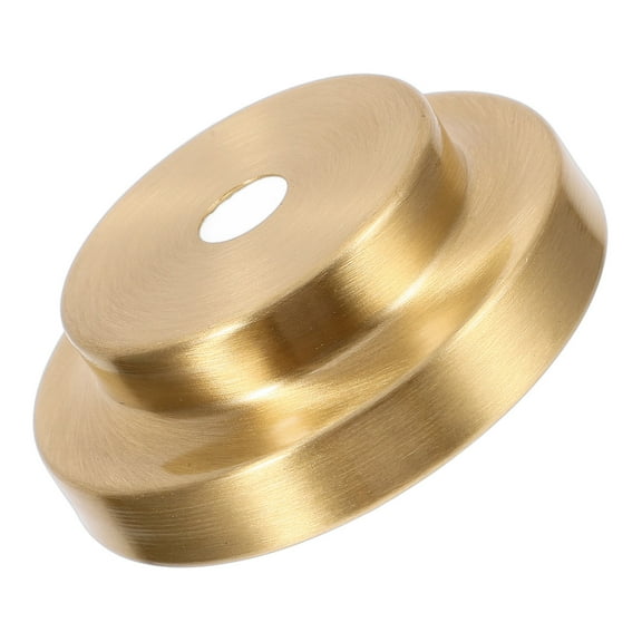 WRISTBIQUE 1Set Ceiling Light Plate Kit Copper Round Base Disc Shape for Home Corridor Light Fixture Mounting