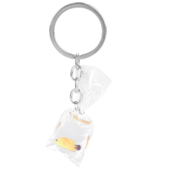 WRISTBIQUE 1Set Fish Shape Key Chain Resin Key Pendant For Women Adornment Decorative Style