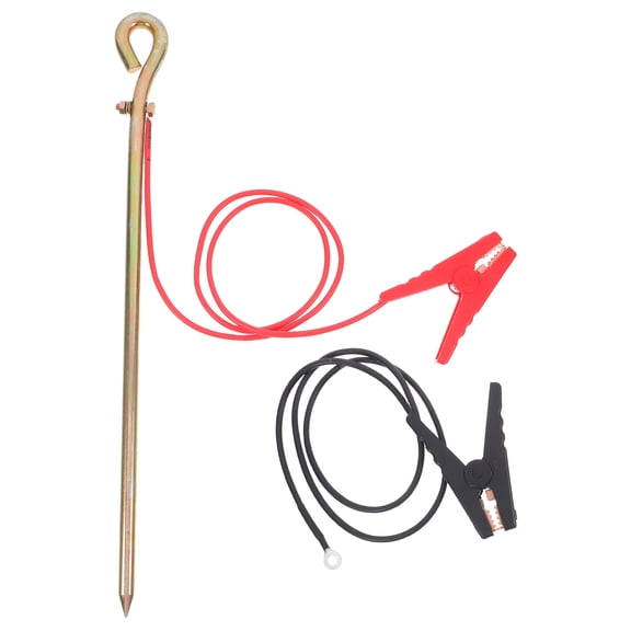 WRISTBIQUE 1Set Golden Iron Grounding Kit for Car Grounding and Situations 17.2x1.5x0.4in