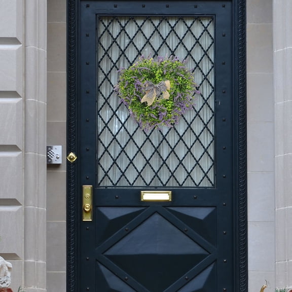 WRISTBIQUE Heart Shaped Simulation Flower Wreath Multi Colored Silk Pe Romantic Spring Adornment