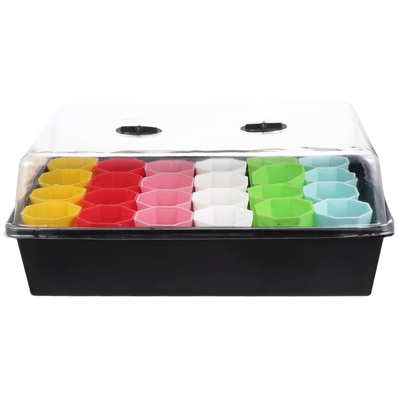 WRISTBIQUE 1Set Home Use Propagation Tray with Tight Seal Dome and Drainage Holes