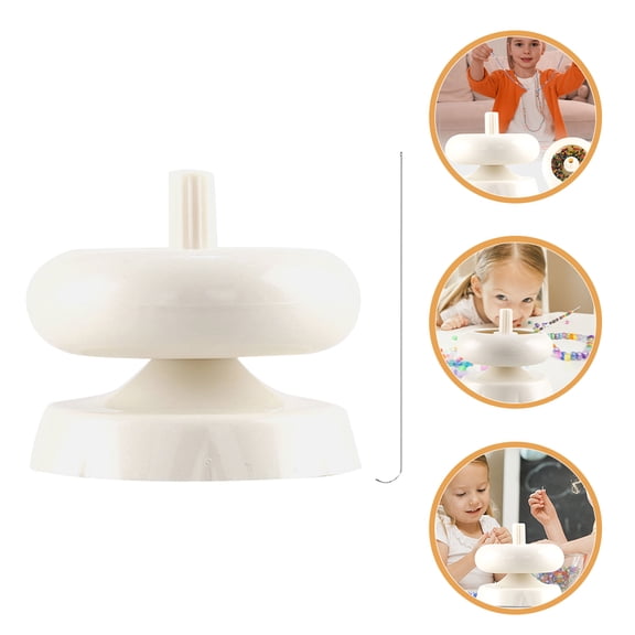 WRISTBIQUE Bead Spinner Set Beige Plastic 1 Set Crafting Sessions