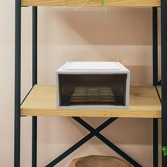 WRISTBIQUE 1Set Plastic Storage Drawer for Clothes Closet Organizer Rectangular Design 11.6x7.1x3.9in