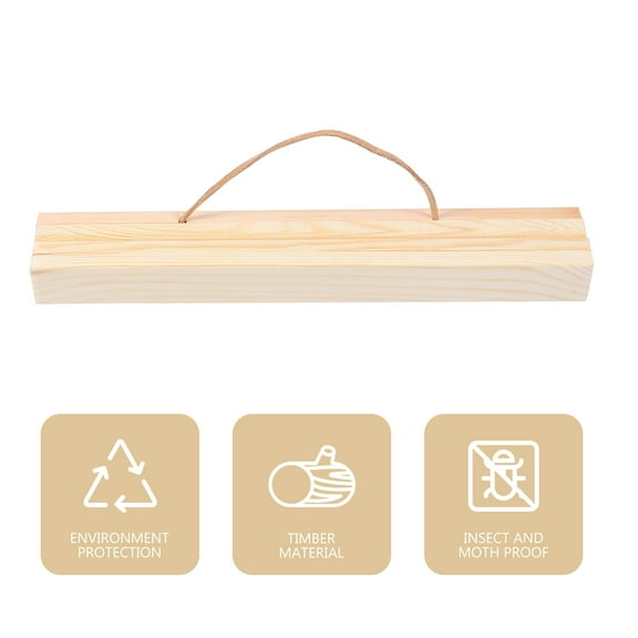 WRISTBIQUE 1Set Scroll Hanging Frame for Posters and Prints in Yellow Color Wooden Magnetic Design