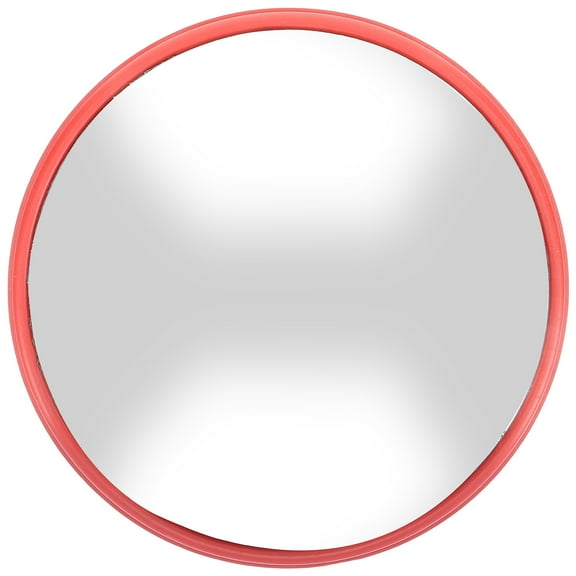 WRISTBIQUE Round Convex Safety Mirror for Hospitals, Plastic Frame, 1 Piece, Wall-Mounted Design