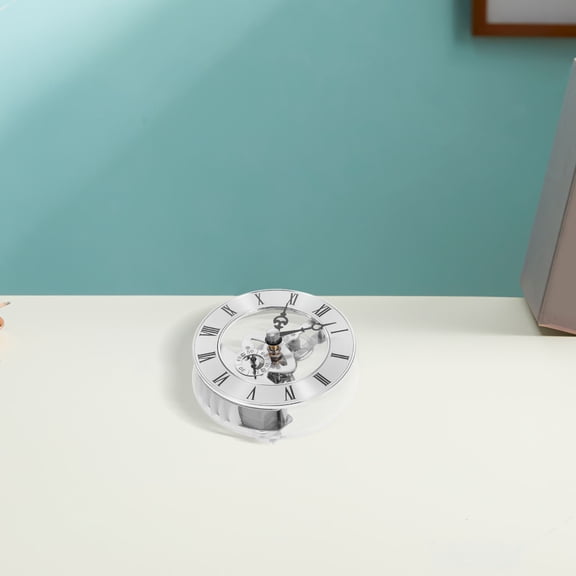 WRISTBIQUE 1Set Silver Skeleton Clock Parts 8.60X8.60X2.20In for Clock Workers and Craftsmen