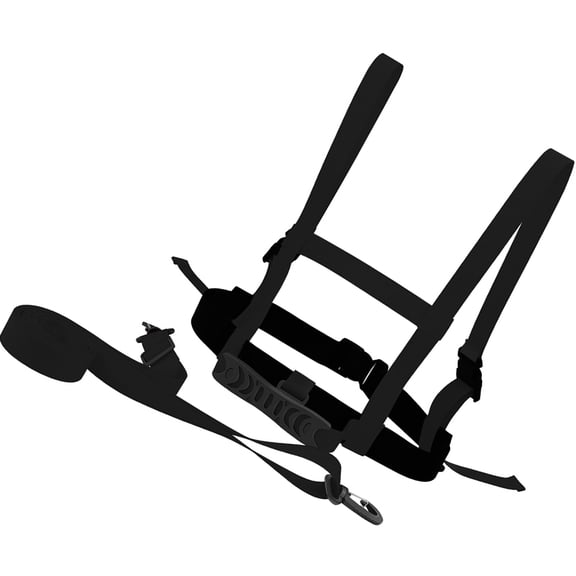 WRISTBIQUE Kids Ski Climbing Harness Black Nylon Safety Traction Cable Car Transfer 1Pcs