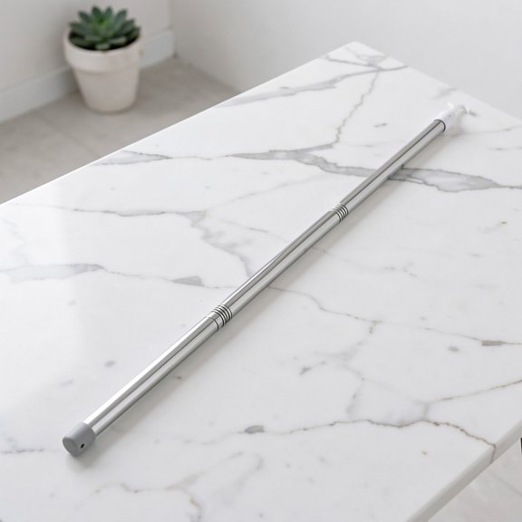 WRISTBIQUE 1Set Stainless Steel Telescopic Window Shade Wand for Hard to Reach Windows, Easy Grip, Universal Fit