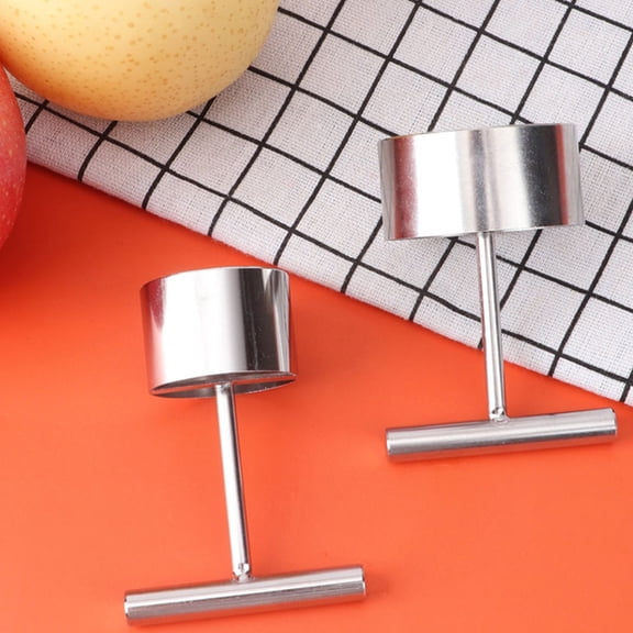 WRISTBIQUE 4-Pack Stainless Steel Pear Core Removers with , Plated Fruit Tools for Kitchen and Home