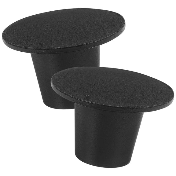 WRISTBIQUE 2Pcs Black Candle Holder Centerpiece for Dining Table Home Decor Metal Holder
