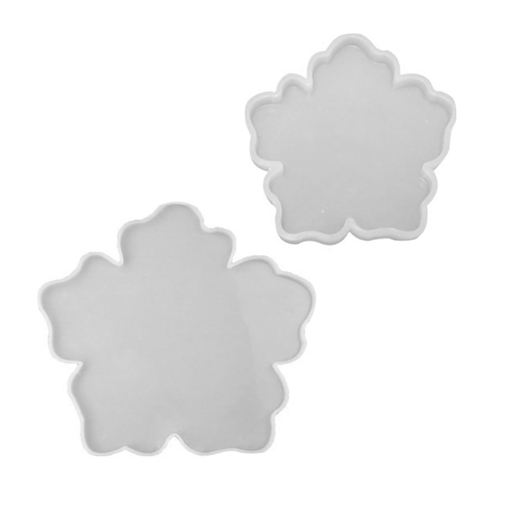WRISTBIQUE 2 Pcs Resin Bowl Mold for Home Decoration and present Giving Transparent Flower Shape Mould