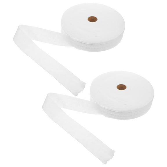 WRISTBIQUE 2 Rolls Carpet Related Cotton Batting White Warmth Insulation For DIY Projects