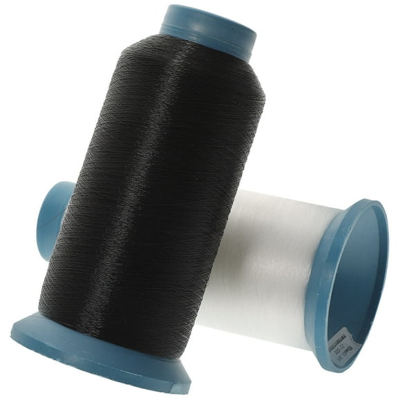 WRISTBIQUE Professional Nylon Hair Sewing Thread and Needles Kit for Hand Sewing and Machine Use