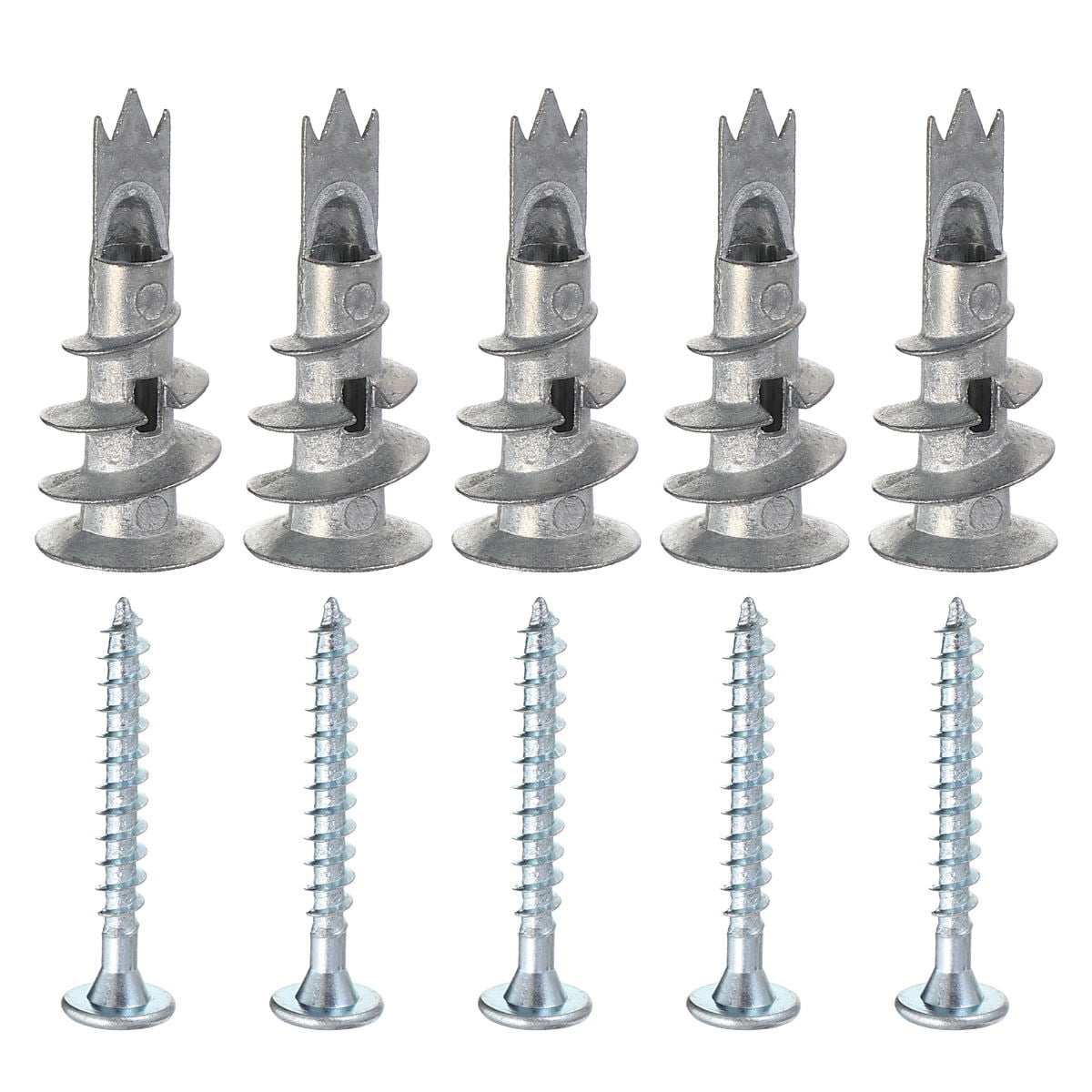 WRISTBIQUE 200Pcs Metal Wall Plugs for Shelving Mounting and Picture ...