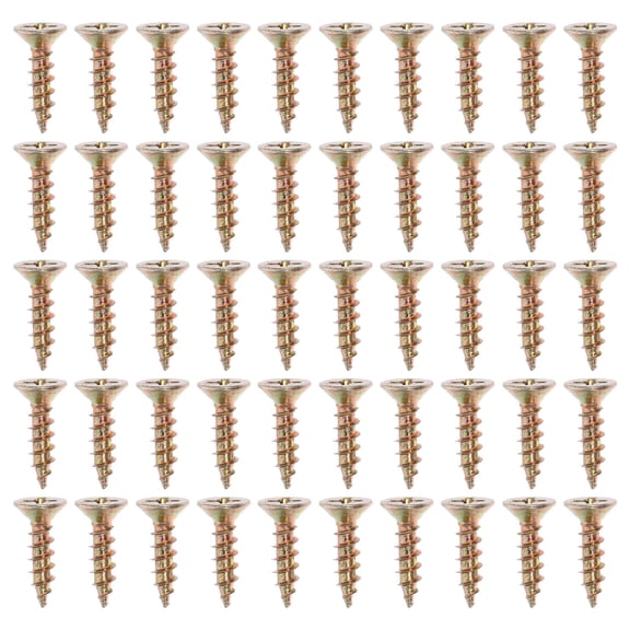 WRISTBIQUE 200Pcs Self Tapping Screw Galvanized Iron for Drywall Installation 4Mm x 16Mm