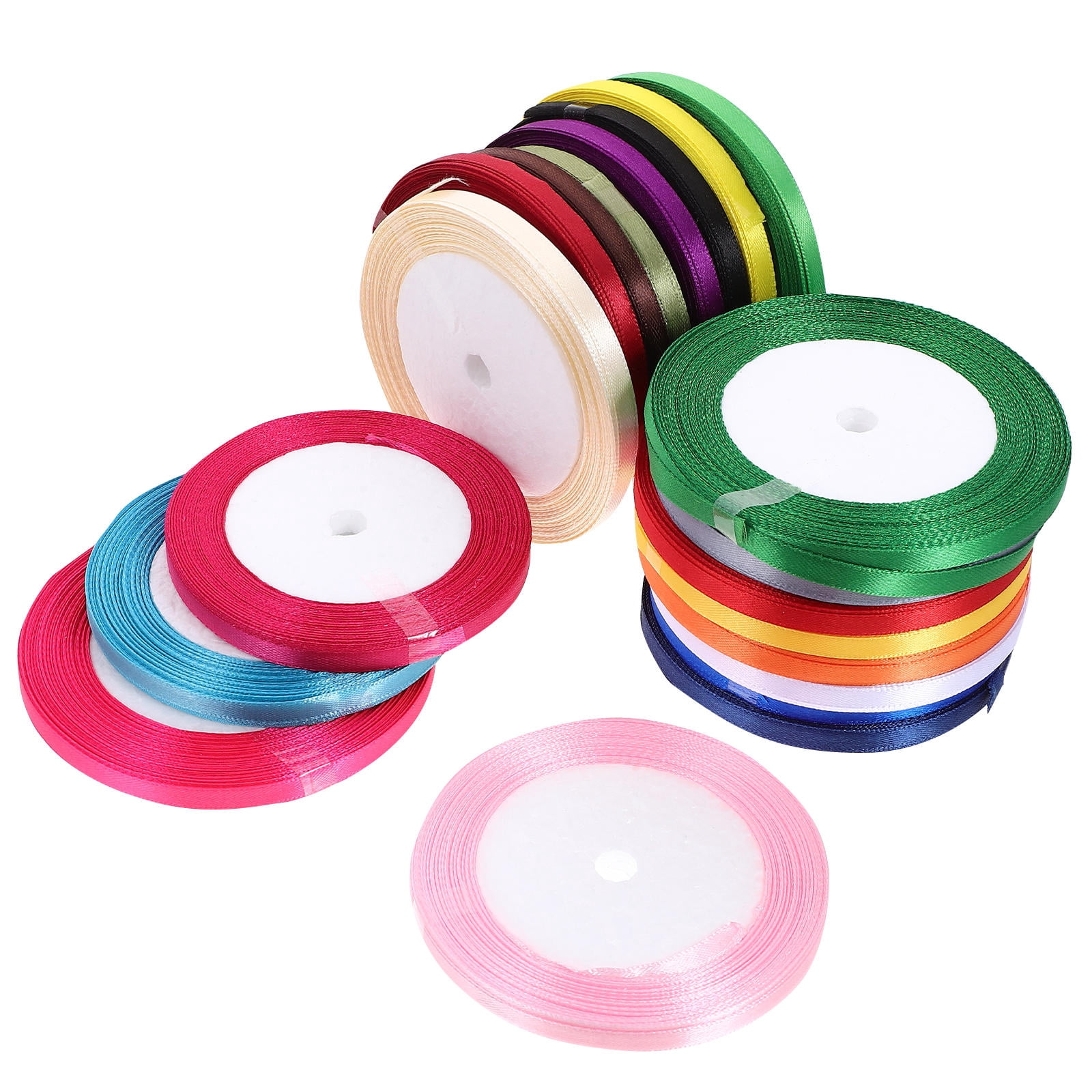 WRISTBIQUE Wrapping Ribbon Wrapping Polyester Assorted Color 20Pcs ...