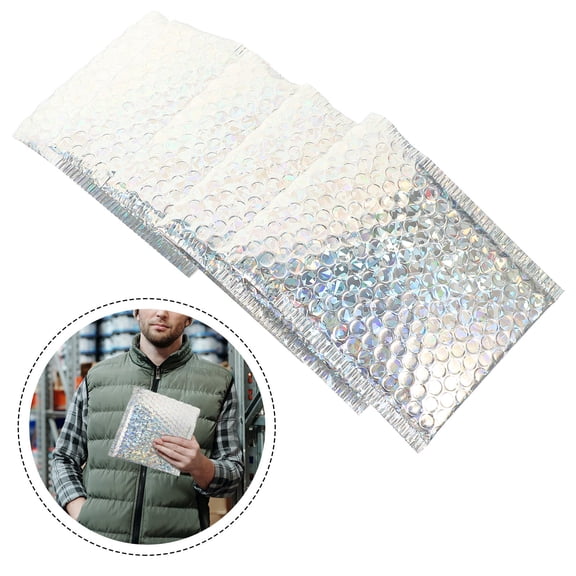 WRISTBIQUE 20Pcs Small Bubble Mailers Pet Aluminum Foil Professional Shipping Envelopes