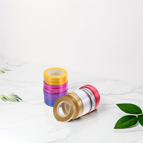 WRISTBIQUE 24Pcs Assorted Color Curling Ribbon Rolls for Balloon Decoration Wedding Birthday Crafts
