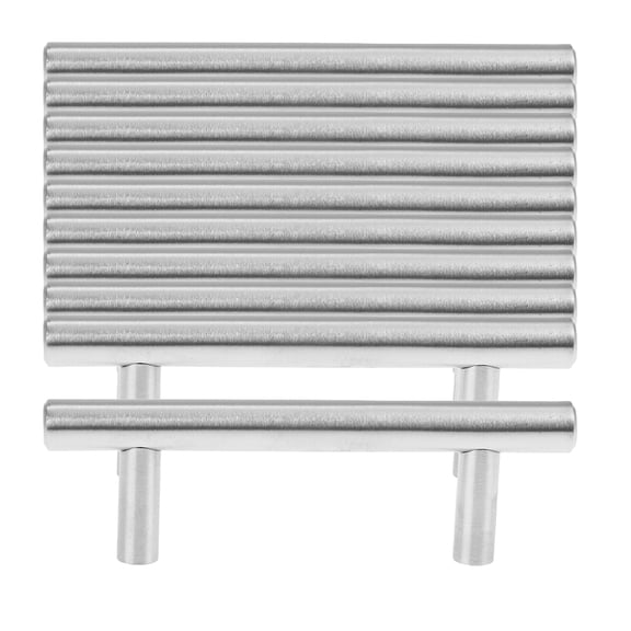 WRISTBIQUE 25Pcs Silver Cabinet Handle Plastic Pull Handle with Screws Corrosion Resistant for Door and Drawer