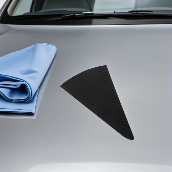 WRISTBIQUE 29Pcs Black Car Wheel Hub Stickers Scratch Protection Decals with Easy Application and Adhesion