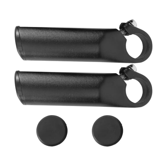 WRISTBIQUE 2PCS Frosted Aluminum Alloy Mountain Bike Handlebar Grips for Cycling and Outdoor Activities