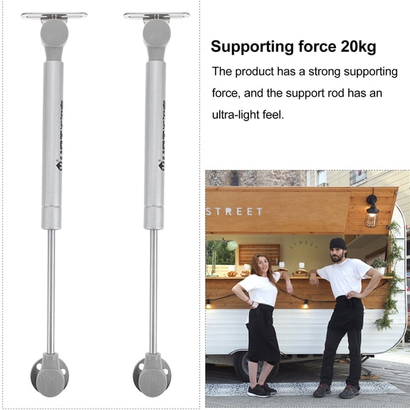 WRISTBIQUE 2-Pack Gas Strut Cabinet Hinges, Heavy Duty Cold Rolled Steel Furniture Support