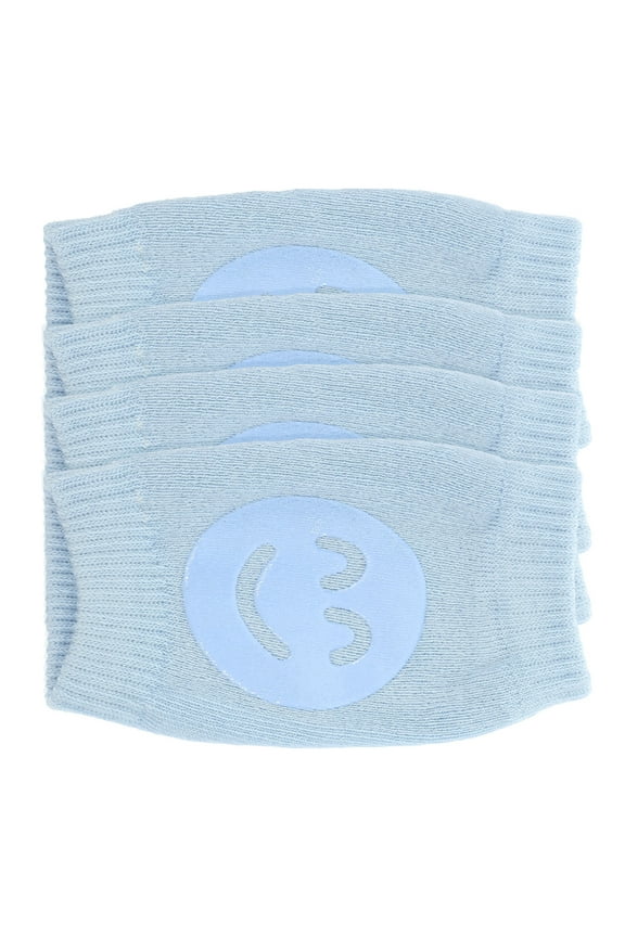 2Pairs Fit Dancing Shoe Socks for Girls Blue and Multi with Anti Slip