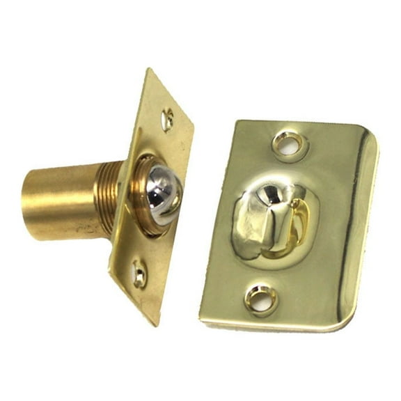 WRISTBIQUE 2Pcs Copper Sliding Screen Door Lock for Cabinet Door 1.3x1.4x1.0in