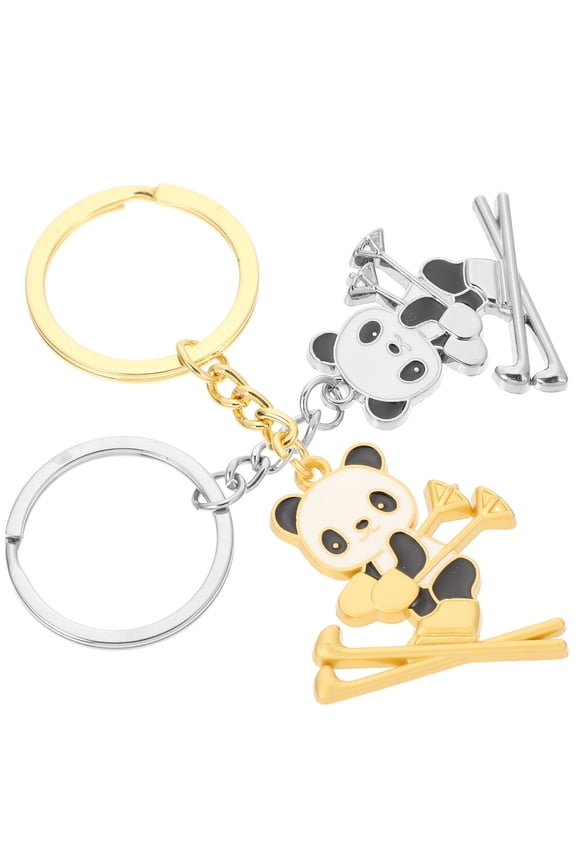 2Pcs Creative Fashion Keychain Metal Key Organizer For Family Members And Roommates