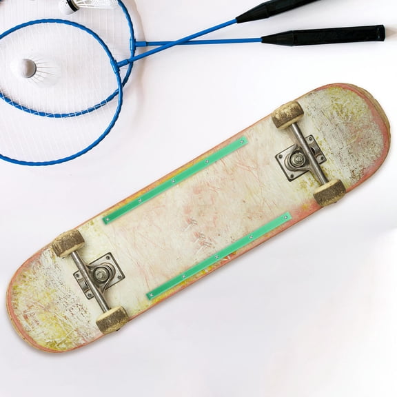 WRISTBIQUE 2- Skateboard Rail Guards, Impact-Resistant Plastic Deck Rails for Daily Skateboard Accessories
