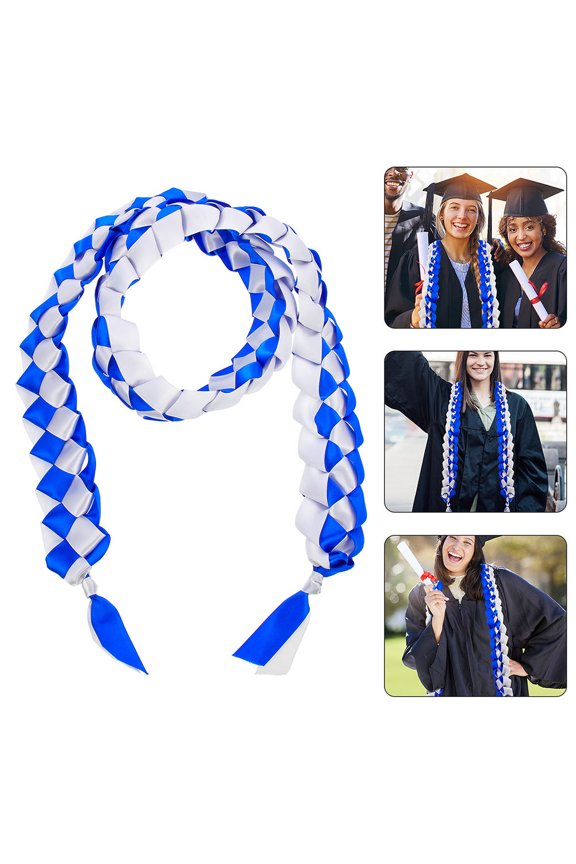 2-Pack Graduation Ribbon Lei Lightweight Cord for Graduation Dress and Party Decoration