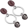thumbnail image 1 of WRISTBIQUE 2Pcs Heart Shape Keychains Resin Creative Key Holder for Everyday Use, 1 of 8