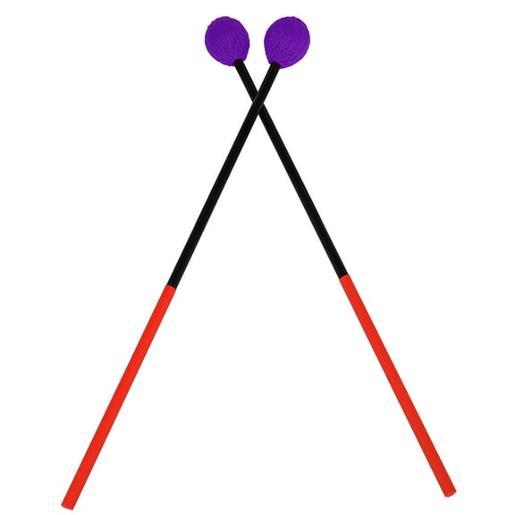WRISTBIQUE 2Pcs Marimba Mallets Purple Carbon Fiber Hammer Sticks for Instruments
