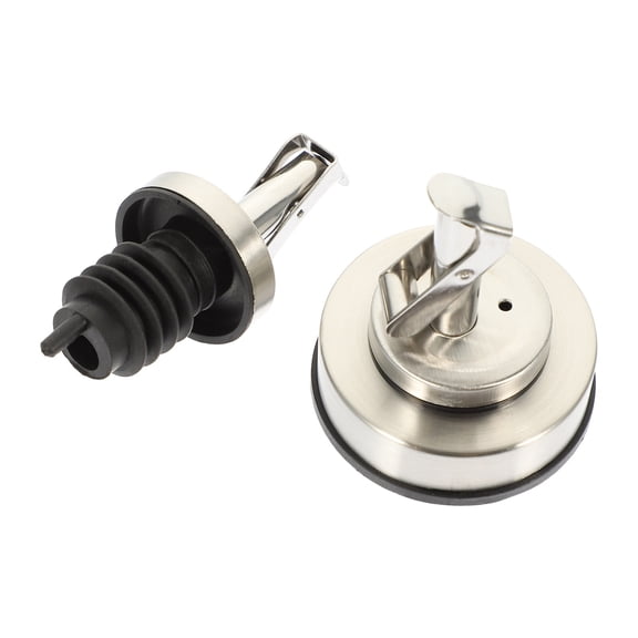 WRISTBIQUE 2Pcs Oil Bottle Pour Spout Plastic Assorted Color Leakproof Kitchen Accessories